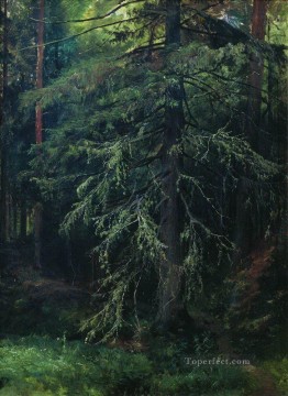 モミ 1 古典的な風景 Ivan Ivanovich の木 Oil Paintings